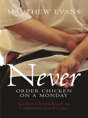 cover image of Never Order Chicken On a Monday